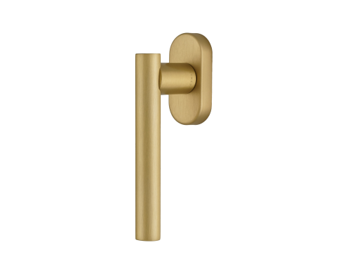 Ручка оконная Extreza CLASSIC PIVOT 132 HW матовая латунь глянец F07 / кольцо матовая латунь F02 Ручка оконная Extreza CLASSIC PIVOT 132 HW матовая латунь глянец F07 / кольцо матовая латунь F02
