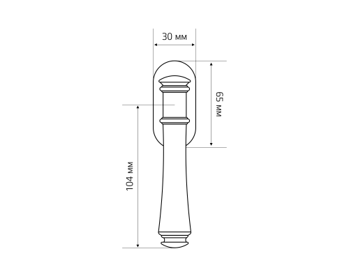 Ручка оконная Extreza PIERO (Пьеро) 326 HW матовая бронза F03 Ручка оконная Extreza PIERO (Пьеро) 326 HW матовая бронза F03