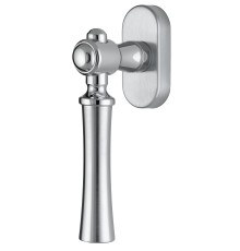 Ручка оконная Extreza DEZI-HW-F05-F04-F05 (DEZI 309) матовый хром / хром / кольцо матовый хром