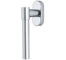 Ручка оконная Extreza NUVO (Нуво) 125 HW матовый хром / хром F05/F04