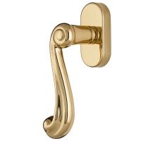Ручка оконная Extreza BERTA (Берта) 312 HW полированная латунь F01