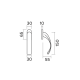 Оконная ручка Extreza CASCATA-HW-CLASSIC-F05 (CASCATA 140) матовый хром