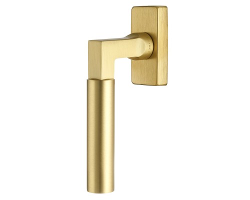 Оконная ручка Extreza STEM-HW-F07-F02 (STEM 135) матовая латунь глянец / матовая латунь Оконная ручка Extreza STEM-HW-F07-F02 (STEM 135) матовая латунь глянец / матовая латунь
