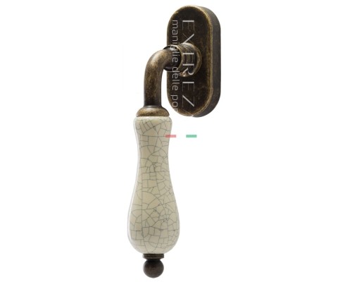 Ручка оконная Extreza DANA CRACKLE (Дана Кракле) 306 HW античная бронза F23