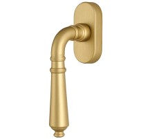Ручка оконная Extreza Classic PETRA 304 HW матовая латунь F02