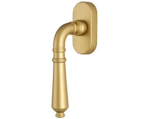Ручка оконная Extreza Classic PETRA 304 HW матовая латунь F02 Ручка оконная Extreza Classic PETRA 304 HW матовая латунь F02