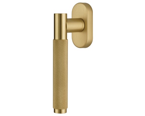 Ручка оконная Extreza Classic TUBA 126 HW матовая латунь глянец F07 / кольцо матовая латунь F02 Ручка оконная Extreza Classic TUBA 126 HW матовая латунь глянец F07 / кольцо матовая латунь F02