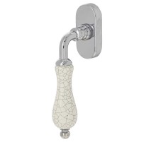 Ручка оконная Extreza DANA CRACKLE (Дана кракле) 306 HW полированный хром F04