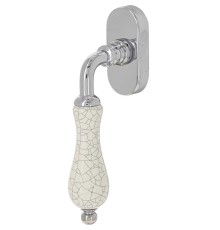 Ручка оконная Extreza DANA CRACKLE (Дана кракле) 306 HW полированный хром F04