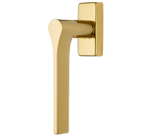 Ручка оконная Extreza Hi-Tech LONDA (Лонда) 131 HW полированная латунь PVD F06