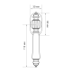 Ручка оконная Extreza Classic DANIEL 308 HW античная бронза F23