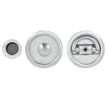 Ручка дверная купе Extreza Hi-tech P410 WC круглая, матовый хром F05