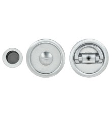 Ручка дверная купе Extreza Hi-tech P410 WC круглая, матовый хром F05