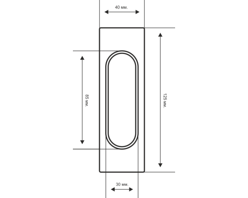 Ручки для раздвижных дверей (КУПЕ) Extreza P401 медь PVD F09 (1 шт.) Ручки для раздвижных дверей (КУПЕ) Extreza P401 медь PVD F09 (1 шт.)
