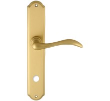 Дверная ручка на планке Extreza AGATA-PL01-WC96-F02 (AGATA 310) матовая латунь