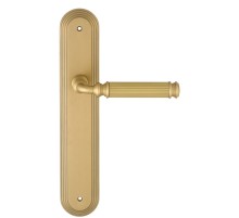 Дверная ручка на планке Extreza BENITO-PL05-F02 (BENITO 307) матовая латунь