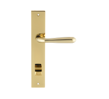 Дверная ручка на планке Extreza Hi-Tech ALDO 331 PL13-WC-96 полированная латунь F06 PVD