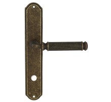 Дверная ручка на планке Extreza BENITO-PL01-WC96-F23 (BENITO 307) античная бронза