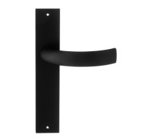 Дверная ручка на планке Extreza CASCATA-PL11-F22 (CASCATA 140) черный