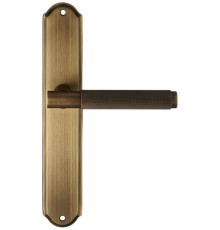 Дверная ручка на планке Extreza Classic TUBA 126 PL01 матовая бронза F03