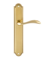 Дверная ручка на планке Extreza FLEXA-PL03-F01 (FLEXA 335) полированная латунь