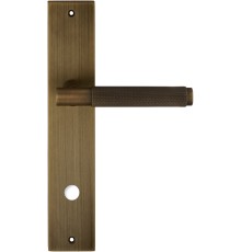 Дверная ручка на планке Extreza Hi-Tech TUBA 126 PL11-WC-96 матовая бронза F03