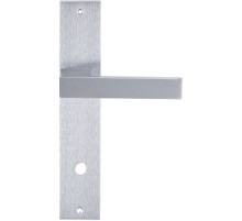 Дверная ручка Extreza Hi-tech SPARK (Спарк) 115 на планке PL11 матовый хром F05 WC