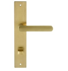 Дверная ручка на планке Extreza Hi-Tech AQUA 113 PL13-WC-96 матовая латунь PVD F08