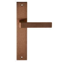 Дверная ручка на планке Extreza ENZO-PL13-F09-PVD (ENZO 117) медь PVD
