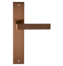 Дверная ручка на планке Extreza ENZO-PL13-F09-PVD (ENZO 117) медь PVD