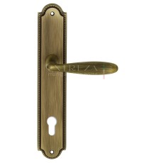Дверная ручка Extreza VIGO (Виго) 324 на планке PL03 CYL матовая бронза F03