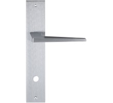 Дверная ручка на планке Extreza Hi-Tech ALIOT 129 PL11-WC-96 матовая хром F05