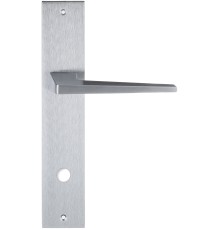 Дверная ручка на планке Extreza Hi-Tech ALIOT 129 PL11-WC-96 матовая хром F05