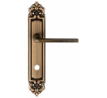 Дверная ручка Extreza TERNI (Терни) 320 на планке PL02 WC матовая бронза F03