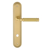 Дверная ручка на планке Extreza BENITO-PL05-WC96-F02 (BENITO 307) матовая латунь