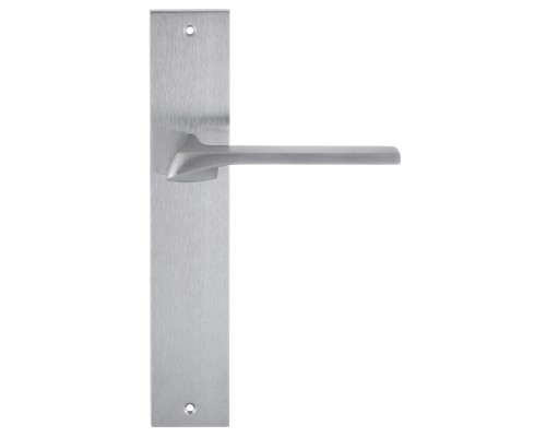 Дверная ручка на планке Extreza ERICA-PL11-F05 (ERICA 119) матовый хром Дверная ручка на планке Extreza ERICA-PL11-F05 (ERICA 119) матовый хром