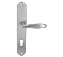 Дверная ручка Extreza VIGO (Виго) 324 на планке PL01 CYL матовый хром F05