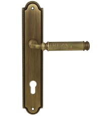 Дверная ручка на планке Extreza BENITO-PL03-CYL85-F03 (BENITO 307) матовая бронза