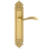 Дверная ручка на планке Extreza FLEXA-PL02-F02 (FLEXA 335) матовая латунь