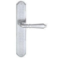 Дверная ручка Extreza PETRA (Петра) 304 на планке PL01 матовый хром F05