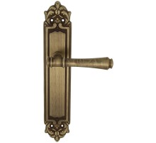 Дверная ручка Extreza PIERO (Пиеро) 326 на планке PL02 матовая бронза F03