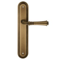 Дверная ручка на планке Extreza CANNA 327 PL05 матовая бронза F03