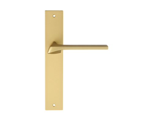 Дверная ручка на планке Extreza ERICA-PL13-F02 (ERICA 119) матовая латунь Дверная ручка на планке Extreza ERICA-PL13-F02 (ERICA 119) матовая латунь