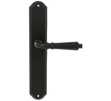 Дверная ручка на планке Extreza Classic PETRA 304 PL01 черный матовый F22
