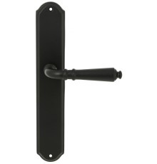 Дверная ручка на планке Extreza Classic PETRA 304 PL01 черный матовый F22