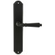 Дверная ручка на планке Extreza Classic PETRA 304 PL01 черный матовый F22