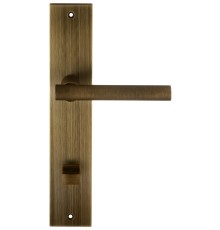 Дверная ручка на планке Extreza Hi-Tech PIVOT 132 PL11-WC-96 матовая бронза F03