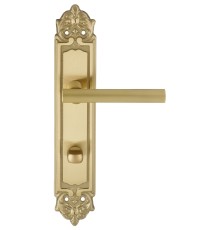 Дверная ручка на планке Extreza PIVOT 132 PL02-WC-96 матовая латунь глянец F07