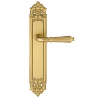 Дверная ручка на планке Extreza Classic PETRA 304 PL02 матовая латунь F02