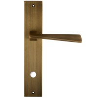 Дверная ручка на планке Extreza Hi-Tech DIA 118 PL11-WC-96 матовая бронза F03